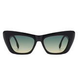 HS1259 - Women Square Chic Tinted Retro Cat Eye Fashion Wholesale Sunglasses