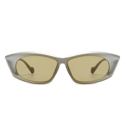 S1224 - Retro Rectangular Narrow Flat Top Slim Wholesale Sunglasses