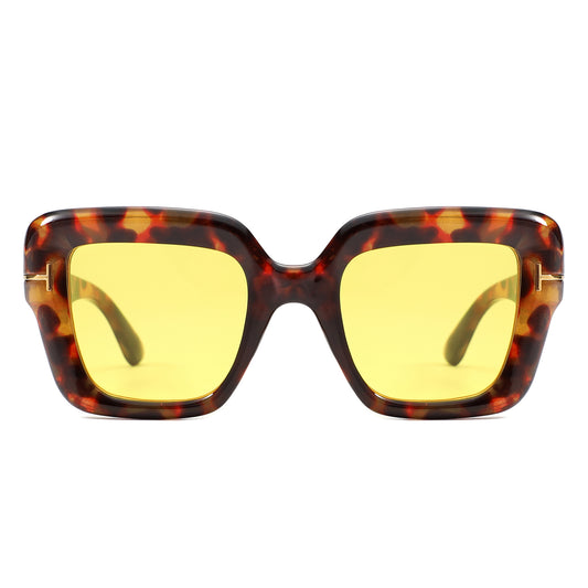 HS1380 - Bold Square Oversize Retro Wholesale Sunglasses