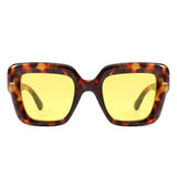 HS1380 - Bold Square Oversize Retro Wholesale Sunglasses