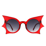 HS1252 - Irregular Round Geometric Party Wholesale Sunglasses