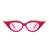 HS1237 - Women Round Fashion Cat Eye Wholesale Sunglasses