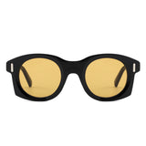 HS1409 - Chunky Retro Round Oval Sunglasses