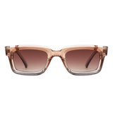 S2142 - Rectangular Retro Narrow Square Wholesale Sunglasses