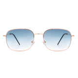 J1005 - Retro Square Flat Top Tinted Fashion Wholesale Sunglasses