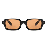 HS1432 - Slim Rectangle Narrow Fashion Sunglasses
