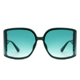 HS2163 - Oversize Square Curved Lens Butterfly Wholesale Sunglasses