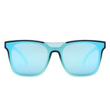 FS1004 - Oversized Square Mirror Lens Fashion Wholesale Sunglasses