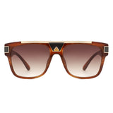 HS2168 - Retro Square Aviator Style Fashion Wholesale Sunglasses