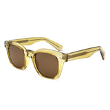 PIC3002 - Retro Square Polarized Curved Modern Fashion Wholesale Sunglasses