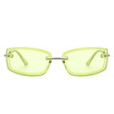 HS2149 - Rectangle Sleek Fashion Tinted Sports Color Pop Wholesale Sunglasses
