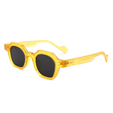S1243 - Geometric Square Flat Top Fashion Hexagon Wholesale Sunglasses