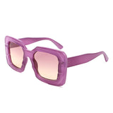 HS1373 - Square Oversized Bold Fashion Women Wholesale Sunglasses