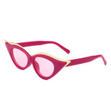 HS1237 - Women Round Fashion Cat Eye Wholesale Sunglasses
