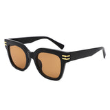 HS1363 - Square Retro Chunky Fashion Wholesale Sunglasses