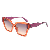 HS1392 - Oversize Angular Square Cat Eye Wholesale Sunglasses