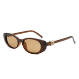 HS2210 - Slim Retro Oval Fashion Narrow Women Wholesale Sunglasses