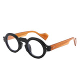 HS1354 - Retro Chunky Vintage Round Wholesale Sunglasses