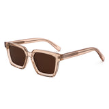 P/C007 - Square Retro Chunky Frame Wholesale Sunglasses - Iris Fashion
