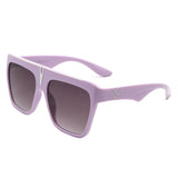 S2131 - Oversize Square Flat Top Large Fashion Women Wholesale Sunglasses