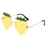 HW2063 - Summer Party Novelty Colored Wholesale Strawberry Sunglasses