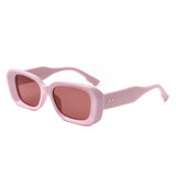 S1250 - Square Retro Thick Frame Geometic Wholesale Sunglasses
