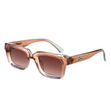 S2142 - Rectangular Retro Narrow Square Wholesale Sunglasses