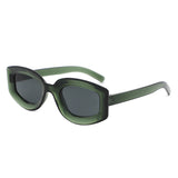 HS1425 - Women Fashion Bold Square Sunglasses