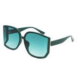 HS2163 - Oversize Square Curved Lens Butterfly Wholesale Sunglasses