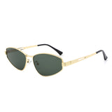 HJ2134 - Women Slim Ribbed Temple Cat Eye Wholesale Sunglasses