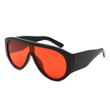 HS1360 - Retro Oversize Shield Wraparound Wholesale Sunglasses