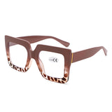 HR1002 - Oversize Square Reading Glasses - Iris Fashion