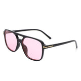 HS1224 - Retro Square Brow-Bar Aviator Inspired Fashion Wholesale Sunglasses