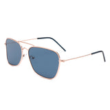 J1007 - Square Brow-Bar Geometric Fashion Wholesale Sunglasses