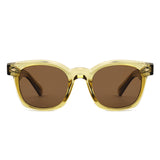 PIC3002 - Retro Square Polarized Curved Modern Fashion Wholesale Sunglasses