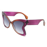 HS1284 - Women Oversize Butterfly Shape Fashion Cat Eye Wholesale Sunglasses