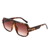 HS1372 - Square Oversize Sleek Tinted Retro Wholesale Sunglasses