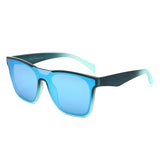 FS1004 - Oversized Square Mirror Lens Fashion Wholesale Sunglasses