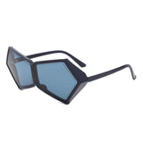 HS2175 - Irregular Square Fashion Geometric Oversize Wholesale Sunglasses
