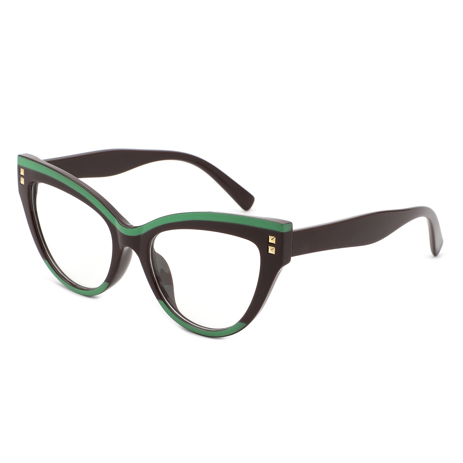 HS1304 - Women Double Tone Frame Anti Blue Light Wholesale Glasses - Iris Fashion