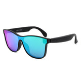 ZN5001 - Sport Wrap Mirrored Smart Eyewear Bluetooth Sunglasses