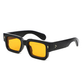 HS1379 - Chunky Retro Square Bold Fashion Wholesale Sunglasses