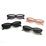 HS2260 - Slim Retro Rectangle Sunglasses