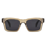 P/C009 - Retro Bold Modern Fashion Square Wholesale Sunglasses - Iris Fashion