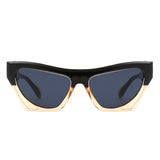 HS1302 - Oversize Fashion Geometric Cat Eye Women Wholesale Sunglasses