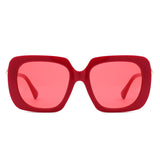 HS2200 - Oversized Square Star Design Women Fashion Wholesale Sunglasses