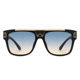 HS2168 - Retro Square Aviator Style Fashion Wholesale Sunglasses