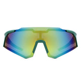 HS1374 - Shield Wraparound Cycling Sports Wholesale Sunglasses