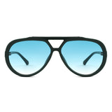 HS2269 - Round Oversized Fashion Aviator Sunglasses