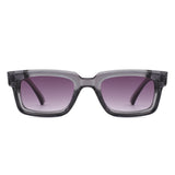 S2142 - Rectangular Retro Narrow Square Wholesale Sunglasses